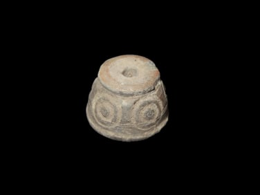 Effigy Bead Pre Columbian Bead Nicely Engraved Maya Culture 2000 BC-1697 AD Found In Belize