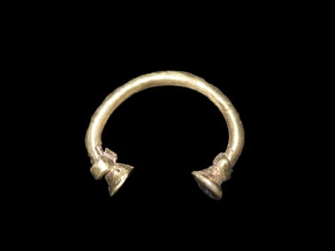Pre Columbian Tairona Tumbaga Nose/Earring Jewelry Made From Gold/Copper Alloy