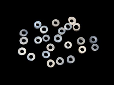 Set Of Authentic Beads Found In Northern California Neat Pipestone Style Material