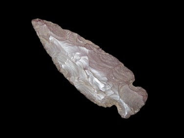 2 3/4" x 7/8" Hematite Arrowhead St. Charles Co Missouri