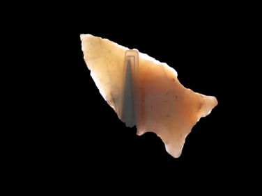 1 1/2" x 3/4" Jackie Stem Novaculite Arkansas EX: Heike Collection