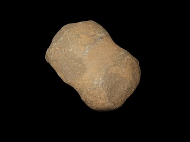 3 1/2" x 2 1/2" Full Grooved Hammerstone Central Illinois EX: Heike Collection