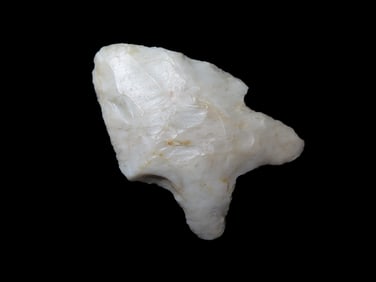 1 1/4" x 3/4" Dalton Point Snow Agate Arkansa EX: Heike Collection