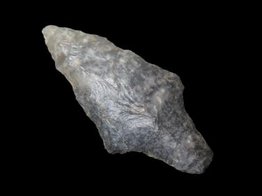 1 7/8" x 7/8" Gary Point Moss Agate Midwest States EX: Heike Collection