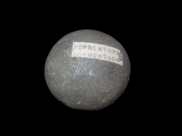 1 3/4" x 1 1/2" Cone/Gamestone, found in the Midwest, Ex Heike Collection