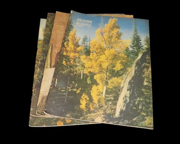 Set of 3 Arizona Maps and Locations Magazines from 1947