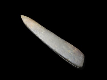 2 1/2" x 3/8" Amazing Tally Marked and Engraved Slate Tool, found at the Nunkatusset Site, West