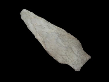 2 1/8" x 3/4" Halifax Pt, found at The Beaver Site on the Marvin Farm in Attleboro, Massachusetts.