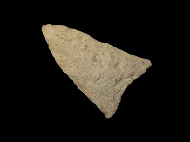 1 3/4" x 1" Clarksville Pt, found at The Beaver Site on the Marvin Farm in Attleboro, Massachusetts.