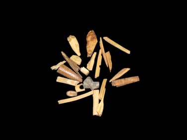 Group of Walrus Bone Tools, found along Alaskan Coastlines and Waterways