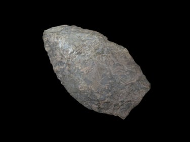 3 1/16" x 1 7/8" Grey Rhyolite Mansion Pt, found at The Beaver Site on the Marvin Farm in Attleboro,