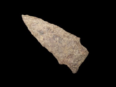 2 1/2" x 1 1/16" Susquehanna Broad, found at The Beaver Site on the Marvin Farm in Attleboro,