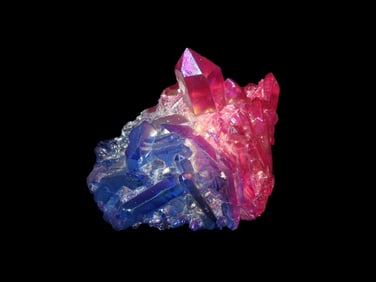 2 3/4" x 3" x 2" Titanium Coated Quartz Crystal Specimen