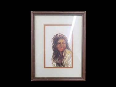 Native American Artwork Print By A Kelly Pruitt 5-9-1979