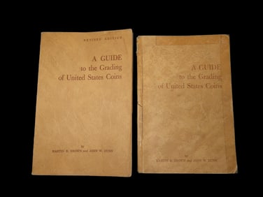 A Guide To The Grading Of United States Coins 2 Booklets