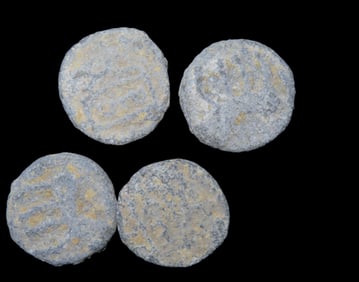 Group of 5 Medieval Coins found in Europe