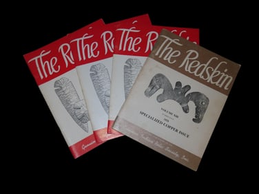 Lot of 4 "The Redskin Magazines"- includes Specialized Copper Issue -Official Publication Of The