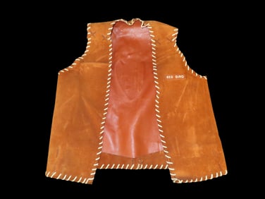 Native American Style Leather Vest