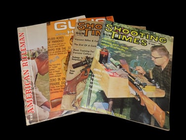 4  Total Gun And Hunting Magazines 1960's