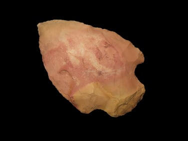 2 5/16" x 1 1/2" Johnson, Motley COA, found in Greene Co., Missouri, Ex Terry Allen Collection