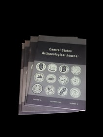 Set of 4 Central States Archaeological Journal 1991