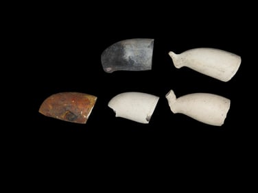 Antique German trade Pipes Made From Kaolin