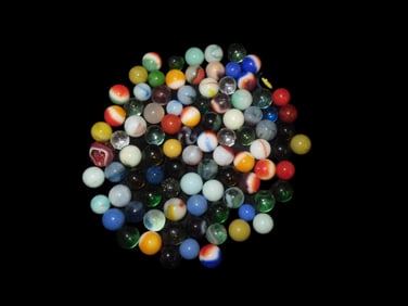 Nice Collection Of Antique Marbles Found In Hannibal Missouri Un Searched