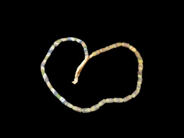 Authentic Sand Cast Trade Bead Necklace Africa