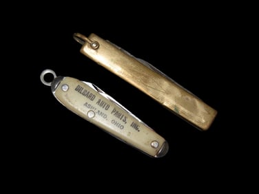 2 Sets Of Miniature Knife Antique Pocket Knife