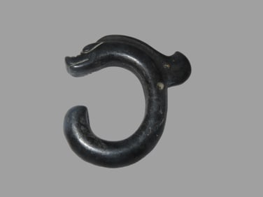 2" 5/8 Old Chinese Hongshan Culture Jade Effigy Carving Pendant