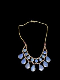 Antique Necklace Lapis Lazuli Southern Europe Western Asia Old Jewelry