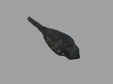 1" 1/4 Copper Leaf Tang Arrowhead Central Wisconsin