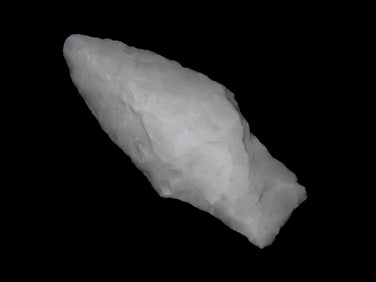 2" 1/8 x 1" Paleo Lance Oklahoma Ground Base EX: Walt McIntire Collection