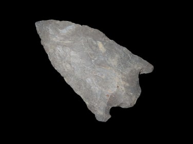 2 1/16" Eva, Heavy Grinding on Base, found in Tennessee, Ex Walt McIntire Collection