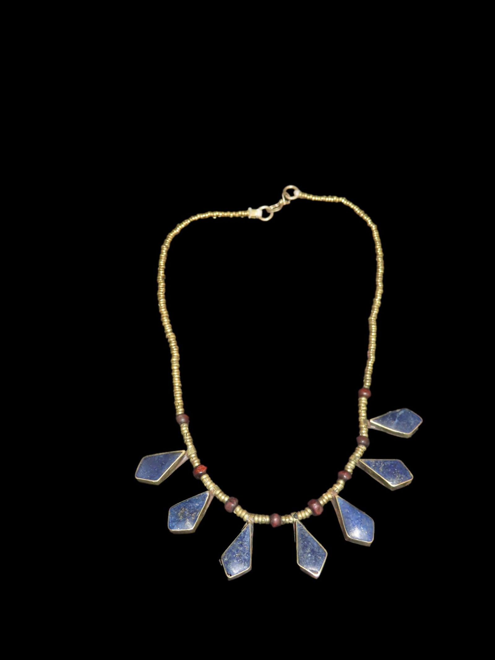 Vintage Lapis Lazuli Necklace, Southern Europe, Western Asia: Vintage Lapis Lazuli Necklace, Southern Europe, Western Asia