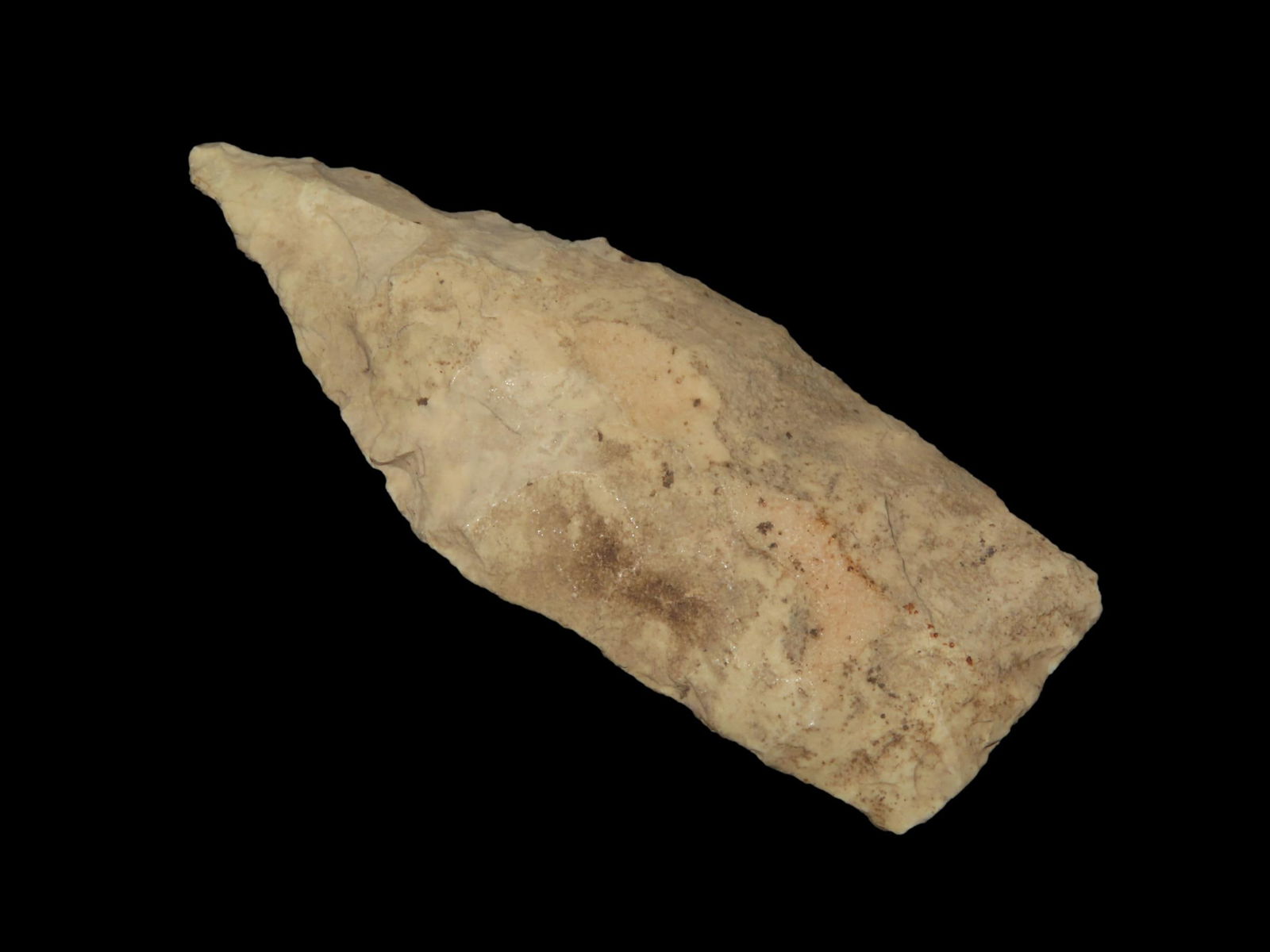 2 7/8" Ground Base Lance Pt, found in Missouri, Ex Walt McIntire Collection (1 of 4)