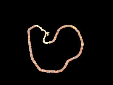 Strand of Sand Cast Trade Beads