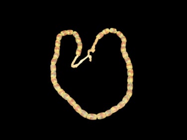 Strand of Sand Cast Trade Beads