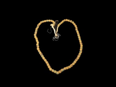 Strand of Sand Cast Trade Beads