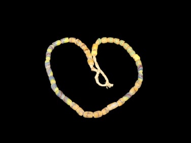 Strand of Sand Cast Trade Beads