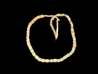 Strand of Sand Cast Trade Beads