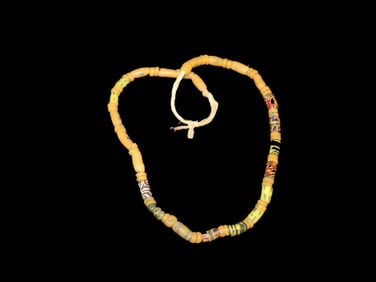 Strand of Sand Cast Trade Beads