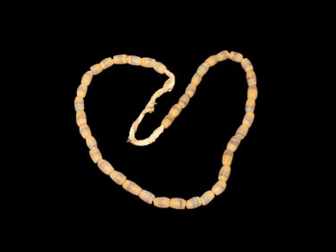 Strand of Sand Cast Trade Beads