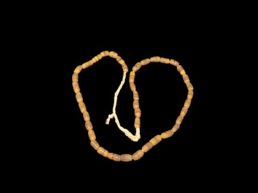 Strand of Sand Cast Trade Beads