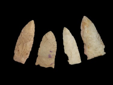 Collection of Various Arrowheads