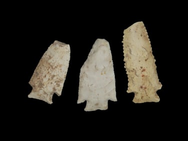 Collection of Various Arrowheads