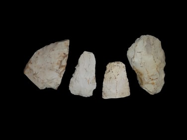 Collection of Various Arrowheads