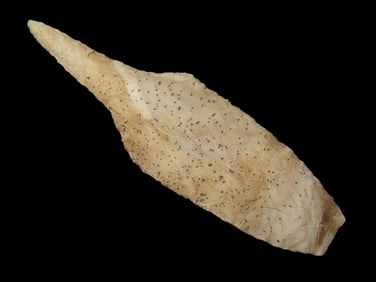 4 9/16" X 1 5/16" Sedalia Drill, Motley COA, Found in Pettis County MO., Ex Herb Mangold Collection