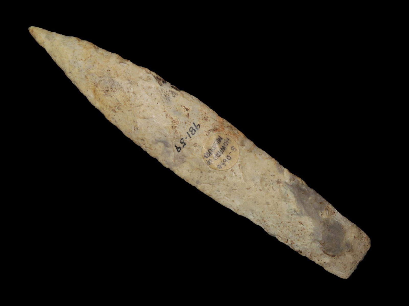 7 1/4" X 1 1/4" Sedalia, Motley COA, Davis COA, Found in Howard County MO.: 7 1/4" X 1 1/4" Sedalia, Motley COA, Davis COA, Found in Howard County MO.