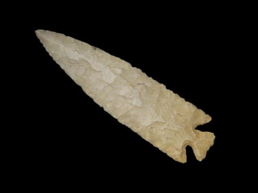 2 5/8" X 11/16" Scallorn, Partain COA, Found in St. Louis County MO., Ex. James Hinson Collection